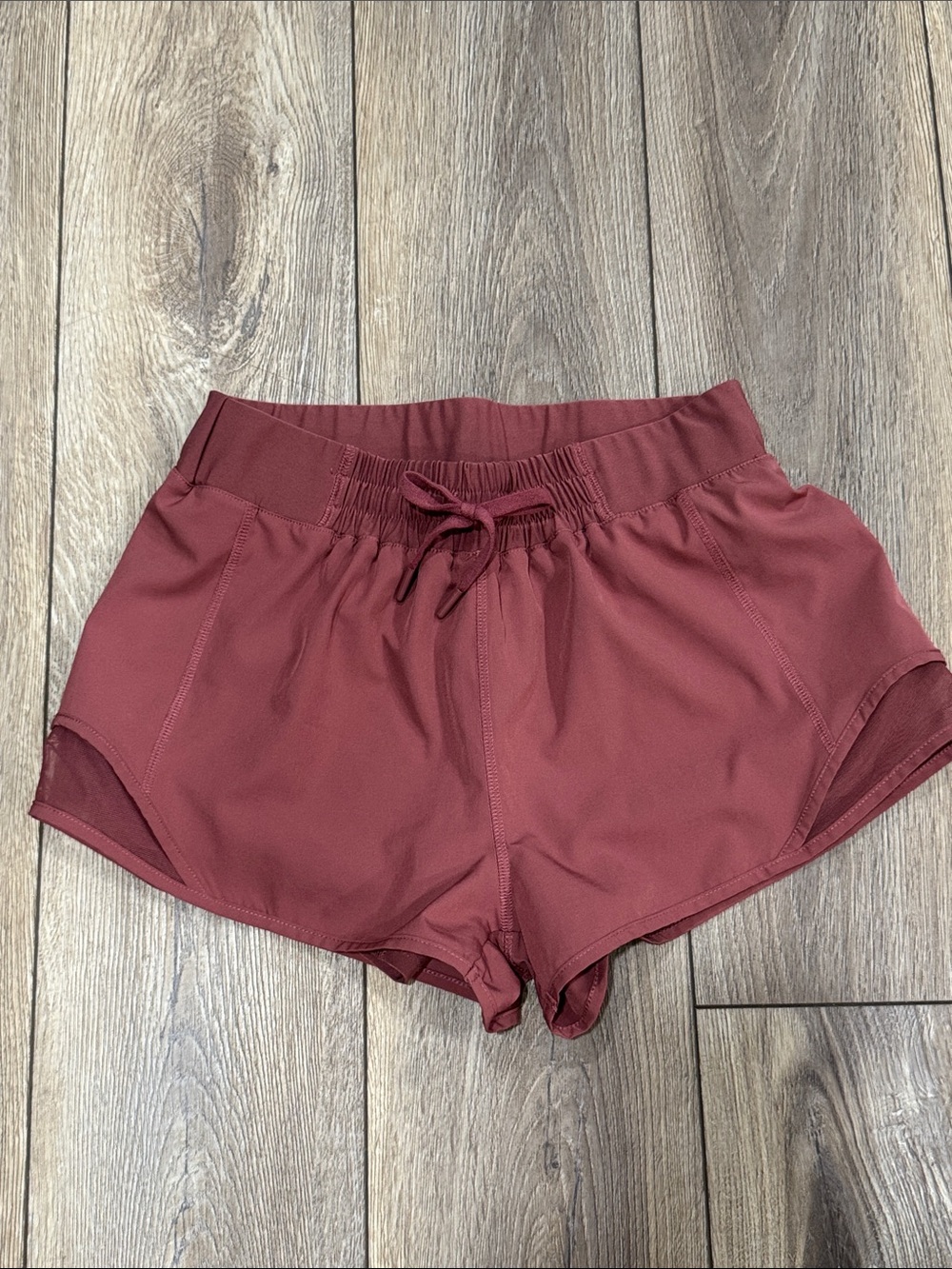 MPG Sport Athletic Shorts in Dusty Rose Zippered Pocket Lined Shorts